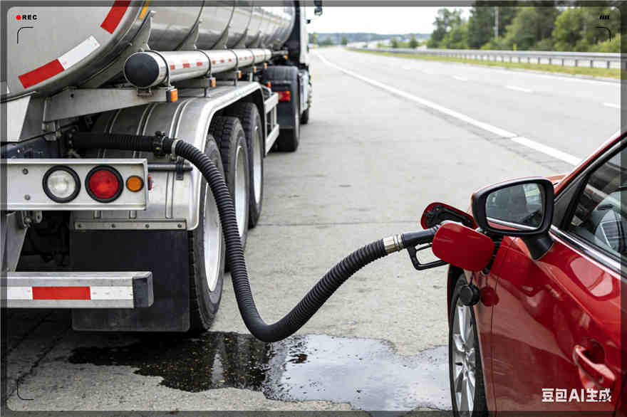 抚远汽车救援送水案例